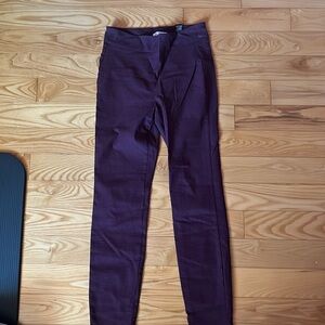 Dark purple/red checkered formal pants